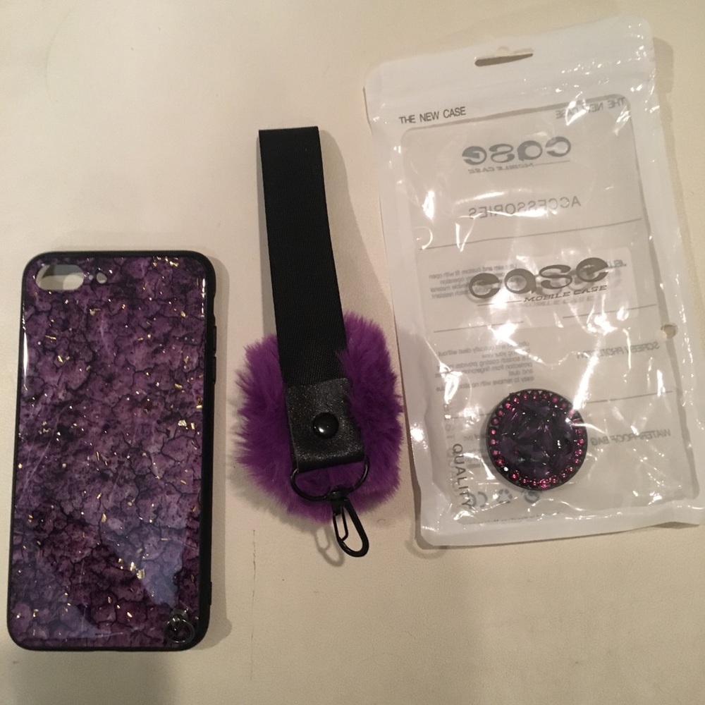 iPhone 📱 7plus case pop socket and attachment